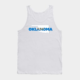 Oklahoma Colored State Letters Tank Top